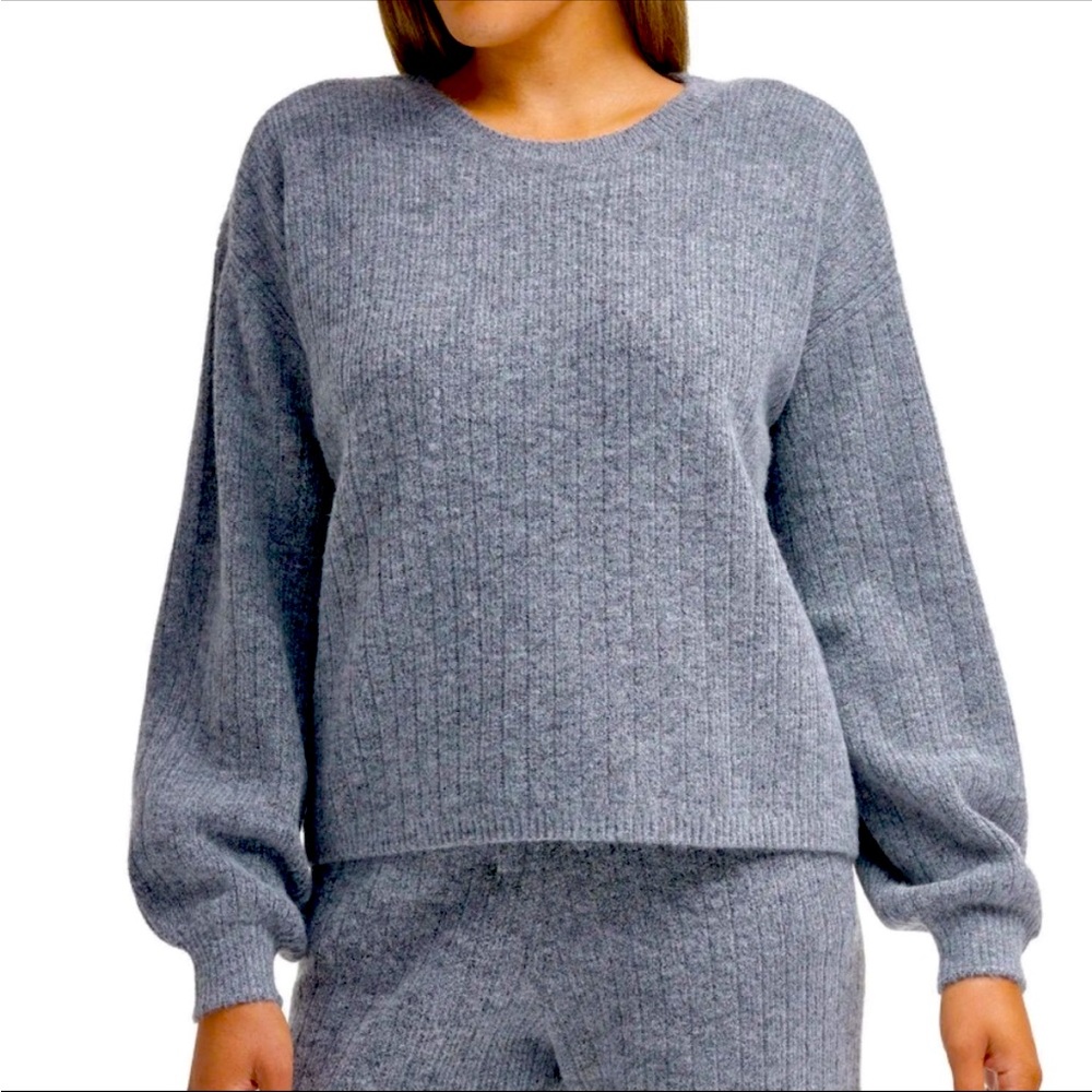 NWT: DKNY Ladies Modern Fit Cashmere Blend, Black Sweater; XL